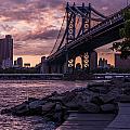 NYC- Manhatten Bridge at night